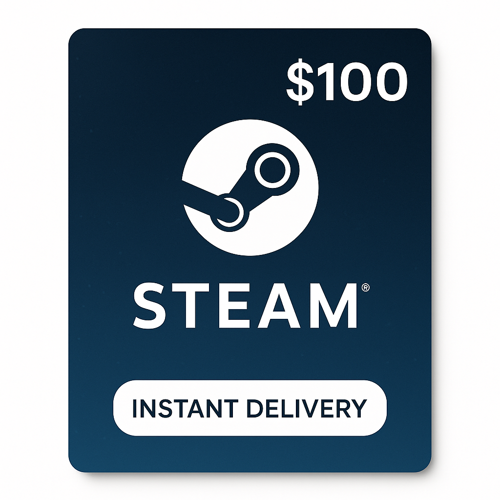 Steam Gift Card โ $100 (Instant Delivery)